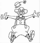Coloring Wecoloringpage Clown sketch template