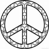 Coloring Pages Peace Sign Heart Printable Color Getcolorings Signs Pe Print sketch template