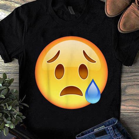 Premium Cute Emoji Tear Of Sad Face Crying Emoticon
