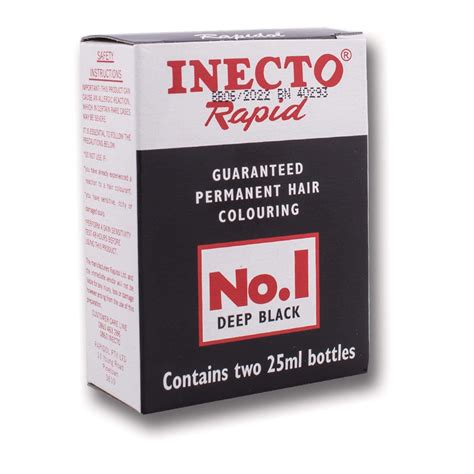 inecto rapid hair colour ml cosmetic connection