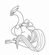 Articuno Pokemon sketch template