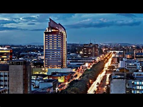lusaka zambia hd aerial view youtube