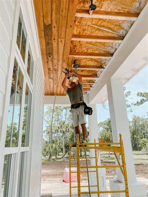Whats The Best Wood For Porch Ceilings Porch Ceiling Porch Remodel