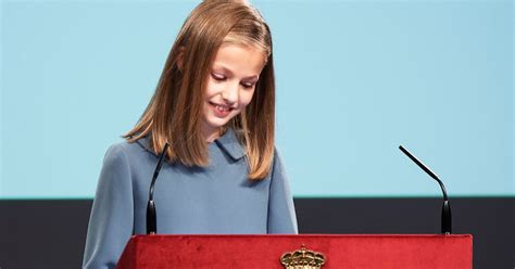 Heir To The Spanish Throne 13 Makes First Public Address
