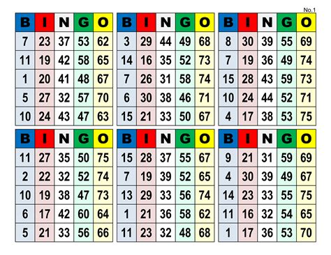 printable bingo cards   page printable cards