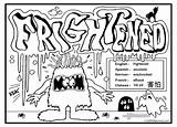 Coloring Pages Arts Crafts Getcolorings Moody Monsters Color sketch template