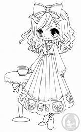 Chibi Coloring Yampuff Annabelle Chibis Lineart Princesse Digi Personnage Artherapie Adulte Gabbys Characters 101coloring Jadedragonne sketch template