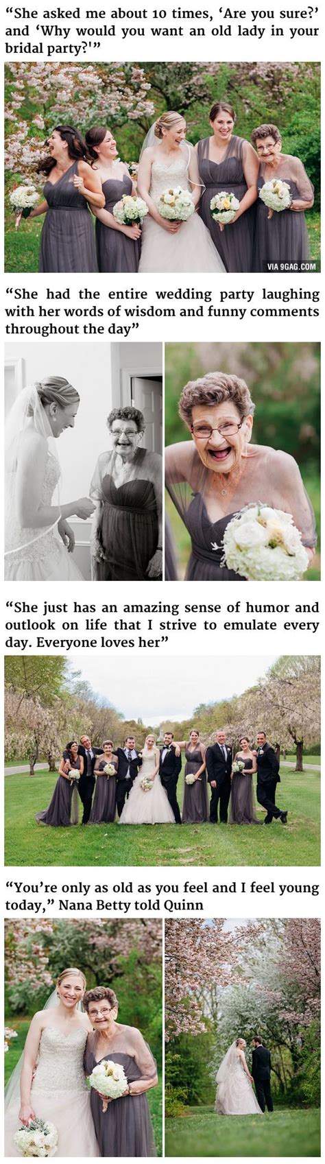 this bride invites her 89 year old grandma to be a bridesmaid at her