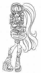 Coloring Pages Monster High Ghoulia Yelps Ghouls Rule Kids Sheets Anycoloring sketch template