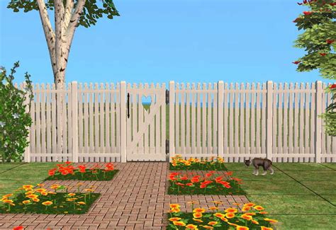 mod  sims  tall fences  gates sims sims  house design