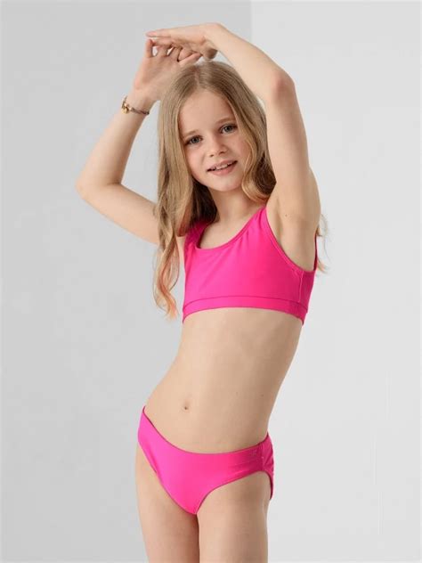 Girls Swimsuit 122 164 4f Sportswear And Shoes