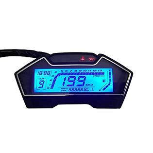 samdo samdo universal motorcycle speedometer odometer tachometer rpm speedometer gauge  kph