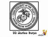 Coloring Pages Marine Navy Corps Flag Ship Military Army Emblems Book Logo Marines Unflinching Ships Clipart Print Yescoloring Recommends Buddy sketch template