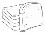 Groundhog Slice Loaf Coloringpage sketch template