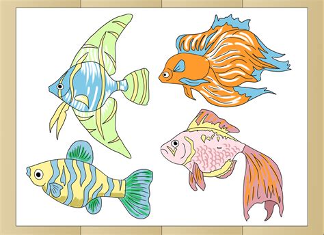 draw tropical fishes  steps  pictures wikihow