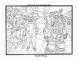 Fallout Catches Em Colouring sketch template
