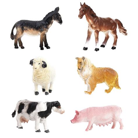 assorted set farm animal figures portable children bath toys birthda