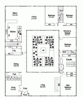 image result  japanese central courtyard layout modernhomeplans pool house plans