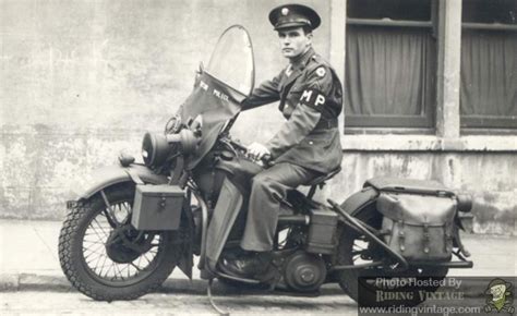 The Us Military Police And Their Harley Davidson