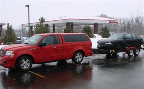 Towing Car Trailer With Lowered Truck Ford F150 Forum