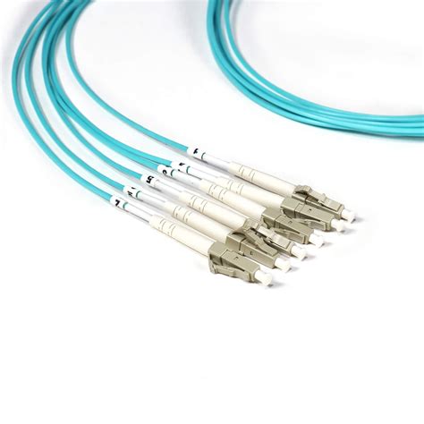 preterminated fiber optic cable indooroutdoor  multimode om lc connectors rlh