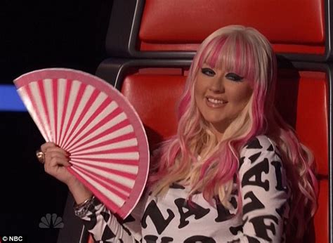 Christina Aguilera Showcases Her Slimmer Figure In Pink Mini Dress At