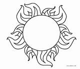 Sun Coloring Pages Printable Kids Cool2bkids sketch template