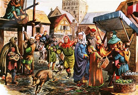 middeleeuwse markt ga op ontdekking historianetnl