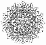 Coloring Kaleidoscope Mandala Pages Dover Publications Doverpublications Drawing Mandalas Books sketch template
