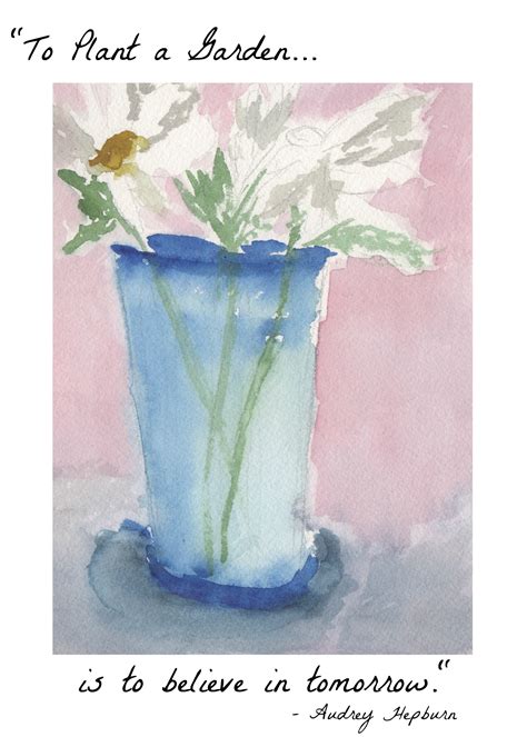 daisy watercolor  printable finding silver pennies