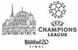Champions League Istanbul Final Uefa Coloring Pages sketch template