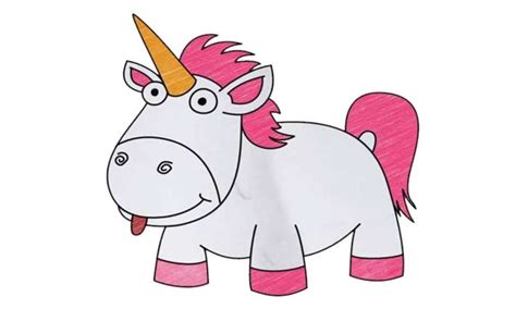 draw fluffy  unicorn despicable     draw