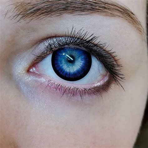 ttdeye blue purple colored contact lenses blue eye color dark blue