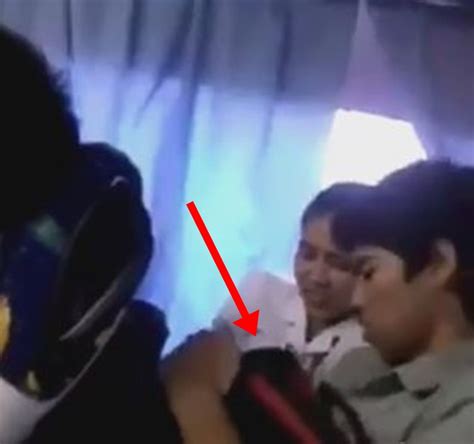 Couple Doing Something Inside The Bus Caught On Camera