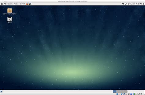default wallpaper desktop environment installation screen shot