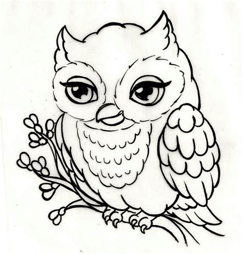 pin  melody trent   owls owl coloring pages owls drawing owl