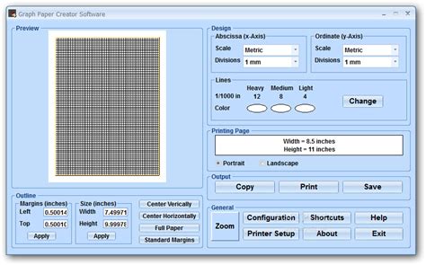graph paper creator software