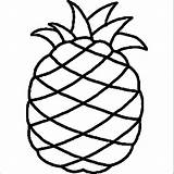 Coloring Pineapple Adult Getdrawings Printable Pages Getcolorings sketch template