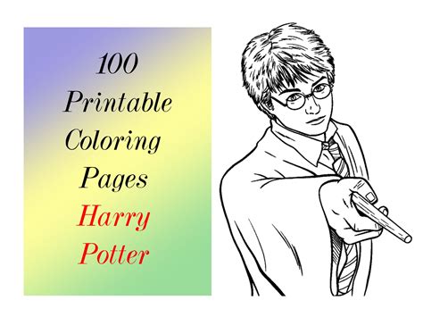 harry potter coloring pages printable customize  print