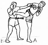 Kick Kickboxing Back Spinning Drawing Technique Week Getdrawings Diary Switch Entry sketch template
