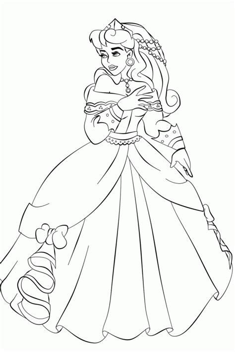 princess aurora coloring pages coloring home