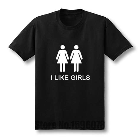 funny summer style lesbian i like girls me mens funny t shirt custom