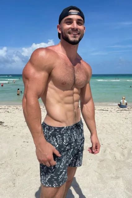Handsome Bodybuilder Sexy Muscle Hunk Jock Hot Buff Alpha Male Man 4x6