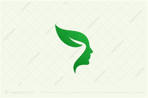 leaf head logo
