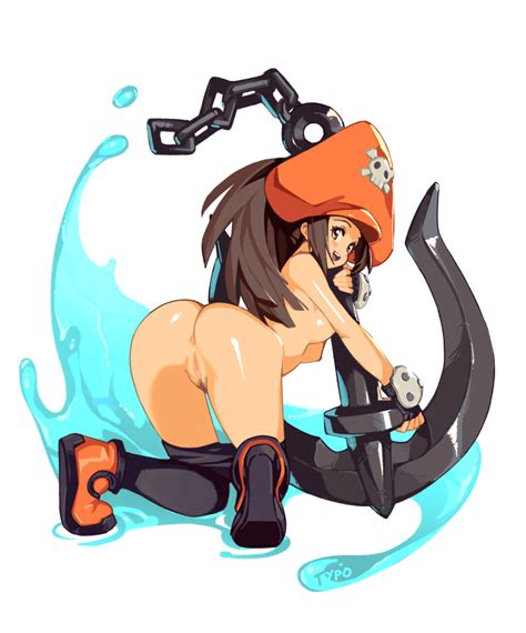 rule 34 1girls anus ass female female only guilty gear looking at