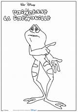Grenouille Princesse Coloriages Colouring sketch template