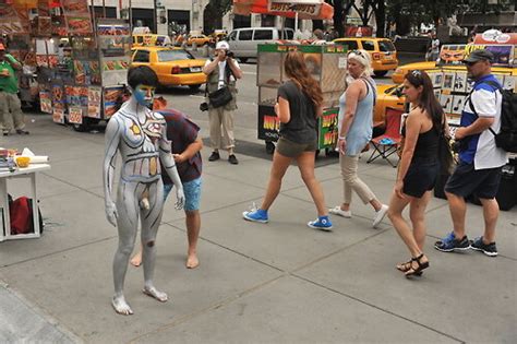 Public Nude Body Painting In Manhattan Making The Femdomcf