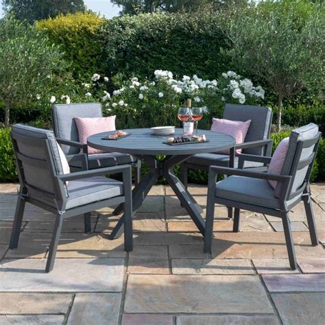 maze rattan  york  seat  dining set garden street