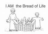 Bread Life Am Bible Activities Crafts Kids Sunday School Choose Board sketch template