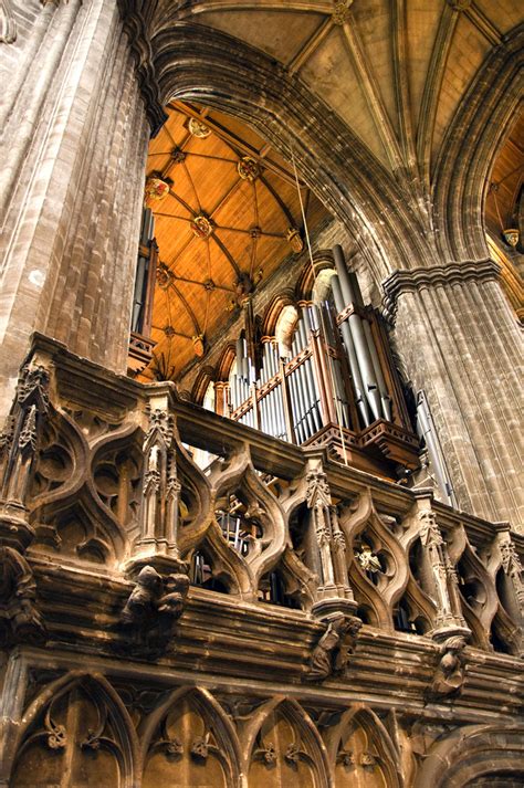 gothic pipes  st mungos cathedral glasgow scotland flapweb
